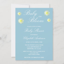 Invitación a Baby Shower de Baby In Bloom