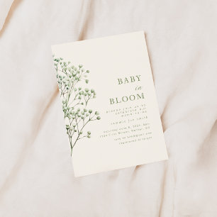 Invitación a Baby Shower de Baby in Bloom