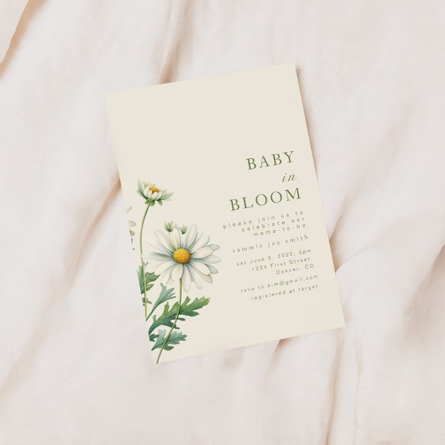 Invitación a Baby Shower de Baby in Bloom (Subido por el creador)
