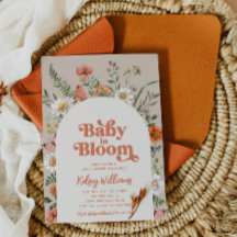 Invitación a Baby Shower de Baby In Bloom | Bebé s