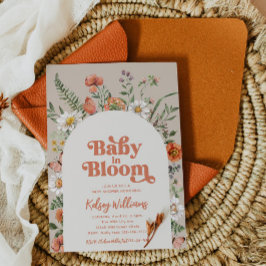 Invitación a Baby Shower de Baby In Bloom | Bebé s