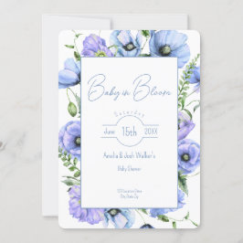 Invitación a Baby Shower de Baby in Bloom Wildflow