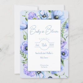 Invitación a Baby Shower de Baby in Bloom Wildflow