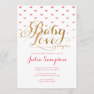 Invitación a Baby Shower de Baby Love
