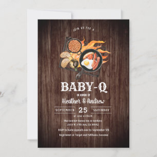 Invitación a Baby Shower de BabyQ Backyard
