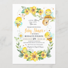 Invitación a Baby Shower de Bee