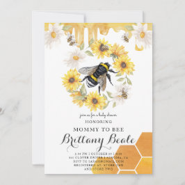 Invitación a Baby Shower de Bee