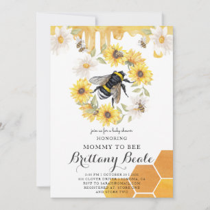 Invitación a Baby Shower de Bee