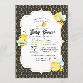 Invitación a Baby Shower de Bee
