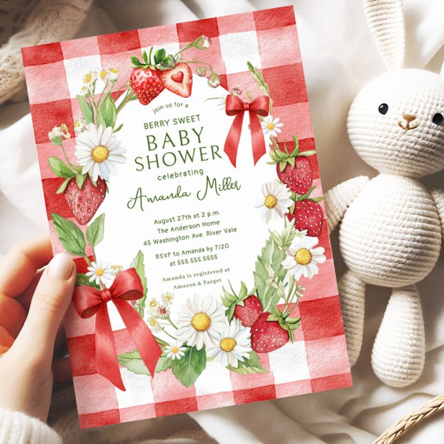 Invitación a Baby Shower de Berry Sweet (Subido por el creador)