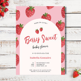 Invitación a Baby Shower de Berry Sweet