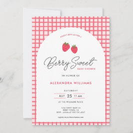 Invitación a Baby Shower de Berry Sweet