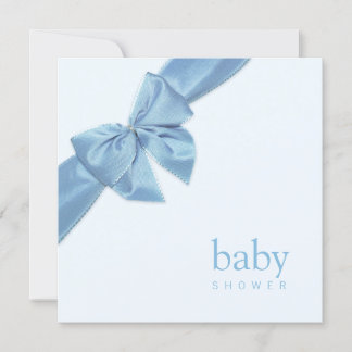 Invitación a Baby Shower de Blue Bow