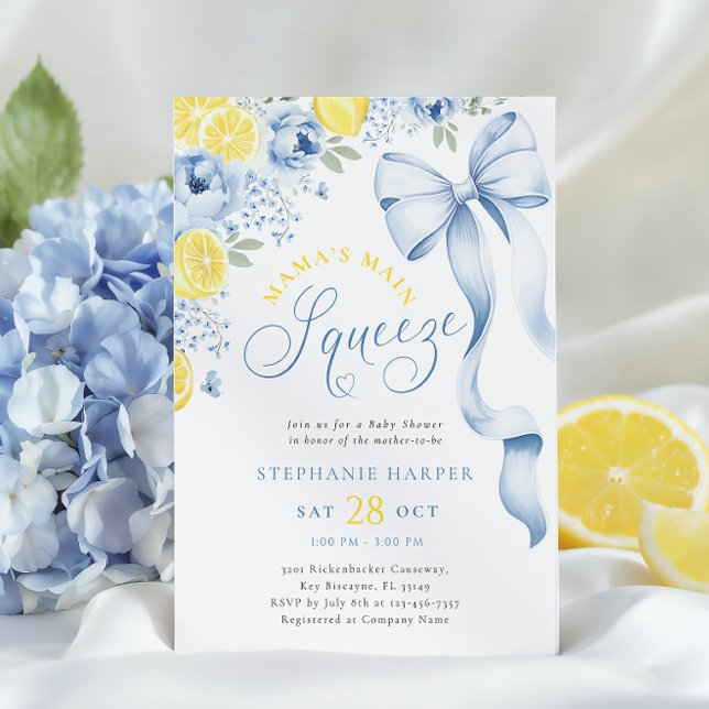 Invitación a Baby Shower de Blue Citrus (Subido por el creador)