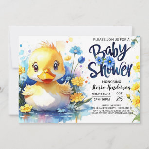 Invitación a Baby Shower de Blue Duckling