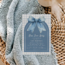 Invitación a Baby Shower de Blue Jean Baby Boy