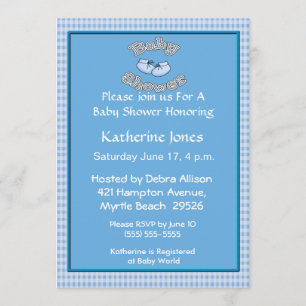 Invitación a Baby Shower de Booties