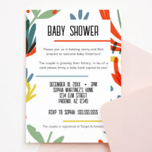 Invitación a Baby Shower de Bright Botanicals