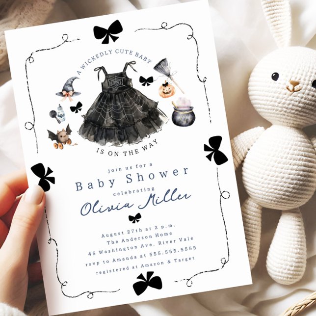 Invitación a Baby Shower de bruja malvada y malint (Subido por el creador)