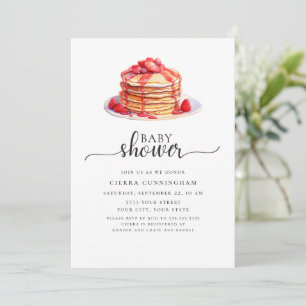 Invitación a Baby Shower de Brunch Pancake