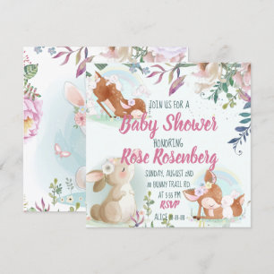 Invitación a Baby Shower de Bunny