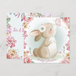 Invitación a Baby Shower de Bunny