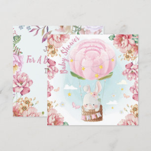 Invitación a Baby Shower de Bunny