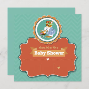 Invitación a Baby Shower de Bunny