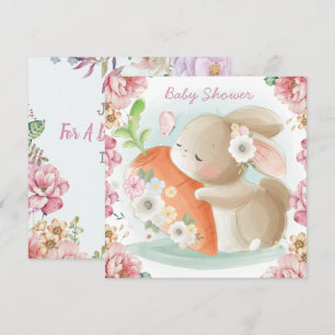 Invitación a Baby Shower de Bunny