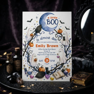 Invitación a Baby Shower de Calabaza Fantasma Ador