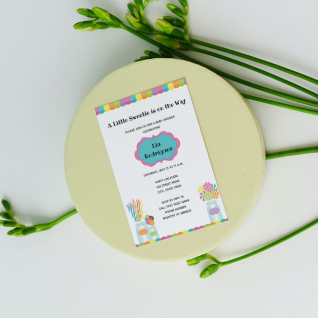 Invitación a Baby Shower de Candy (Subido por el creador)