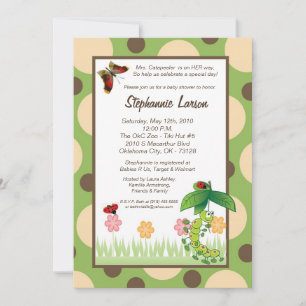 Invitación a Baby Shower de Catapealer, Chica, las