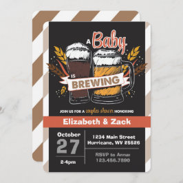 Invitación a Baby Shower de cerveza