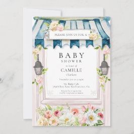 Invitación a Baby Shower de Chica de jardín de flo