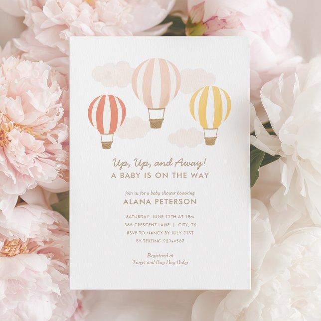 Invitación a Baby Shower de Chica de viajes de glo (Subido por el creador)