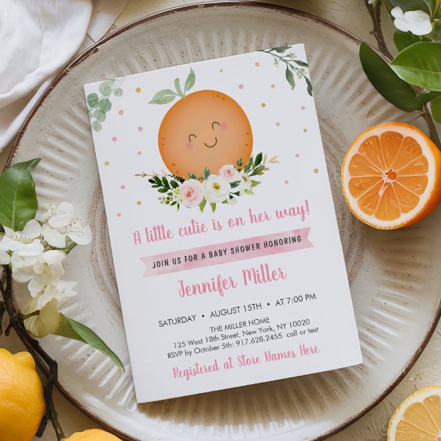 Invitación a Baby Shower de Chica rosa pequeño (Subido por el creador)