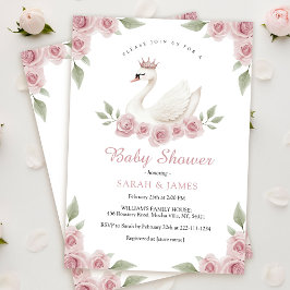 Invitación a Baby Shower de Chica Swan