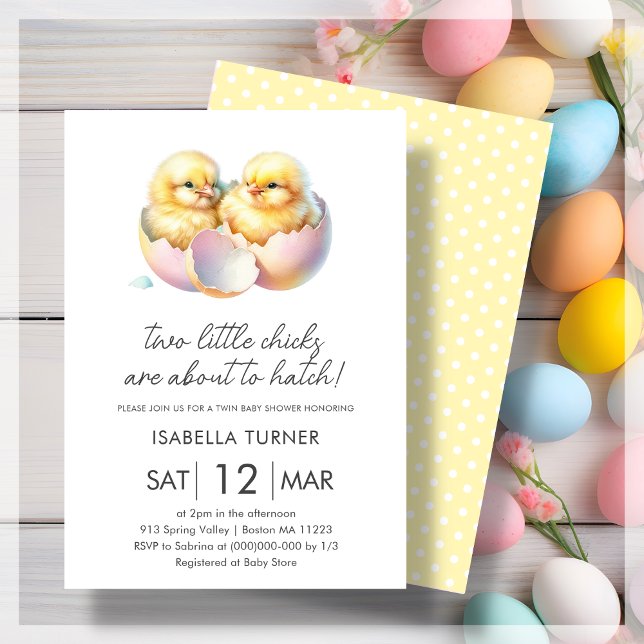Invitación a Baby Shower de chicles de primavera a (Subido por el creador)