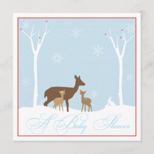 Invitación a Baby Shower de chico y Chica gemelo d
