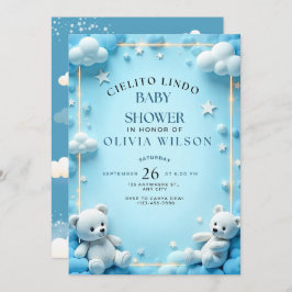 Invitación a Baby Shower de Cielito Lindo