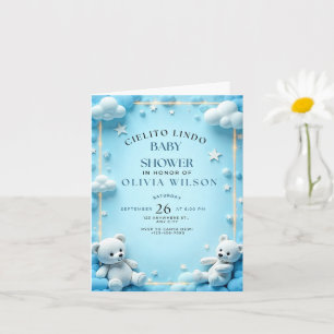 Invitación a Baby Shower de Cielito Lindo