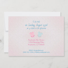 Invitación a Baby Shower de Clothesline Layette