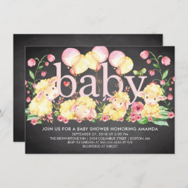 Invitación a Baby Shower de cordero dulce