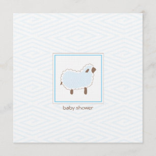 Invitación a Baby Shower de cordero pequeño Person