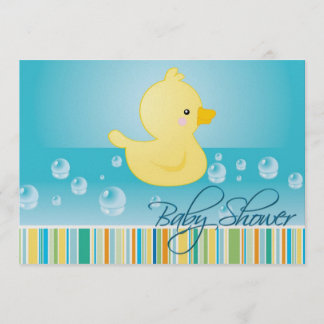 Invitación a Baby Shower de Duck Rubber