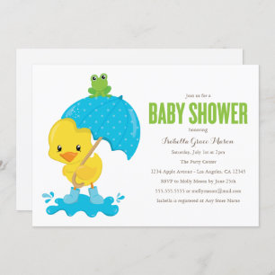Invitación a Baby Shower de Duckie