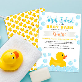 Invitación a Baby Shower de dudoso caucho - Esplas