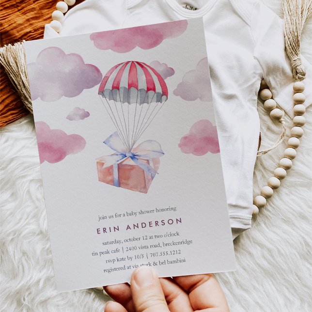 Invitación a Baby Shower de entrega especial (Subido por el creador)