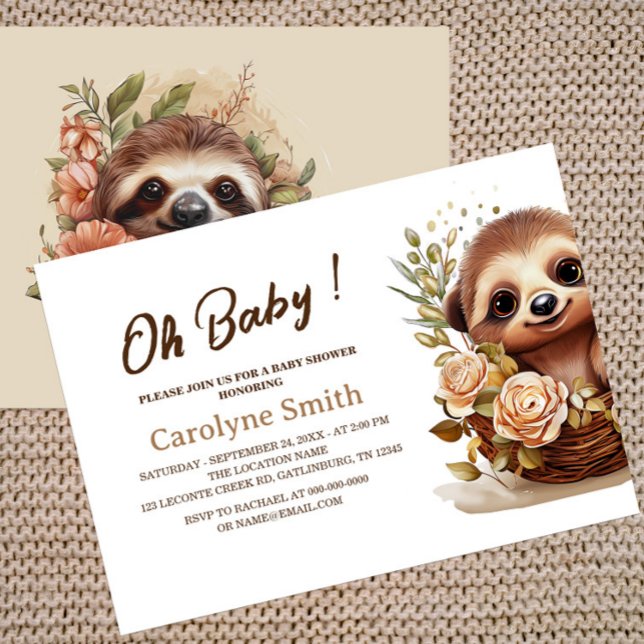 Invitación a Baby Shower de eslora corta (Subido por el creador)