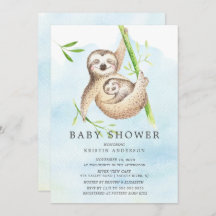Invitación a Baby Shower de eslora corta
